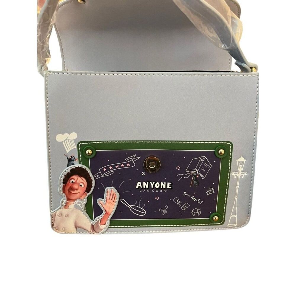 Danielle Nicole Ratatouille Friends In Paris Convertible Crossbody Bag Purse NWT - Picture 3 of 7
